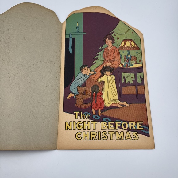 THE NIGHT BEFORE CHRISTMAS: arts & crafts - Compliments of EDSON C EASTMAN CO - Picture 6 of 6